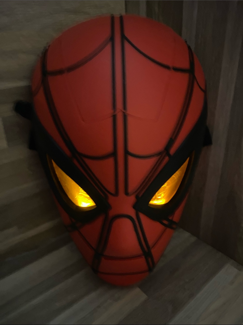 Spider-Man marvel light up face mask Halloween comic con cosplay mask